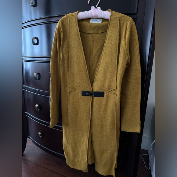 Rebecca King Jackets & Blazers - Rebecca King gorgeous one-of-a-kind mustard jacket coat/cardigan